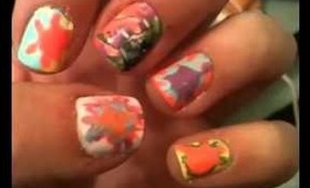 Tie Dye Nails