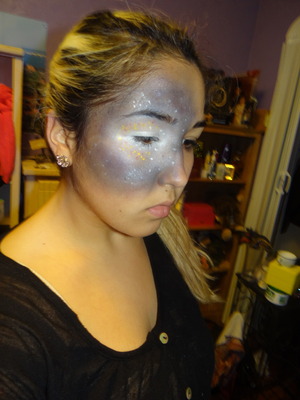 fantasy makeup, galaxy