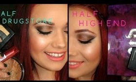 Half Drugstore - Half High End Makeup Tutorial! Collab with Melmphs!