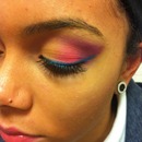 colourful make up