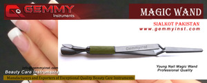 Made of High Quality Stainless Steel, this dual pinch tweezer is not only handy for those akward tip moments, but it also has a cuticle pusher and pterygium remover. A all in one space saver for any nail technicians desk top

 It is a very handy 3-in-1 instrument. It is designed to help eliminate lifting and peeling of artificial nails but can also be used during manicure and pedicure services. It cleans and prepares the nail bed without scratching. The pinch function on the other side allows nail technicians to create the perfect c-curve.