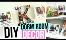 DIY Easy Dorm Room Decor | Polaroid Canvases