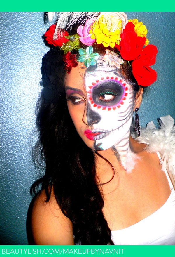 Day of the Dead Makeup | Navnit V.'s (navnit_virdi) Photo | Beautylish