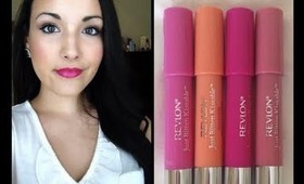 Revlon Just Bitten Kissable Balm Stains Review, Swatches, & Demo