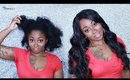 HOW TO WEAR NATURAL HAIR UNDER WIGS WITHOUT CONROWS | DASHLY #4 ☆  🕊🔥