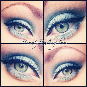 Blue eyeshadow!