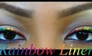 Inspired Rainbow Liner Look