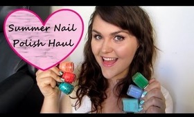 Summer Nail Polish Haul!!!