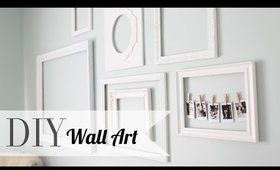 DIY Chic Wall Art & Polaroid Display | Home Decor  | ANNEORSHINE