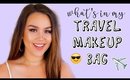WHAT'S IN MY TRAVEL MAKEUP BAG?!