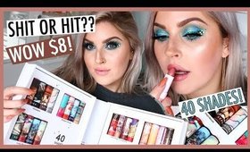 TRYING ON 40 $8 LIPSTICKS! 💄 Sephora Lip Stories Lip Swatches