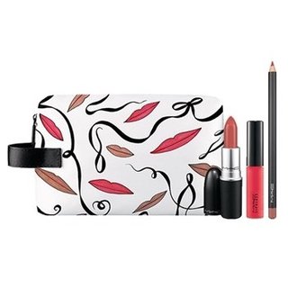 MAC Illustrated Lip Bag By Rebecca Moses - Nude 