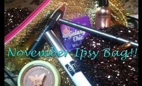 November Ipsy Bag!!