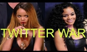 TWITTER BEEF TEYANA TAYLOR VS RIHANNA'S @ SIGN