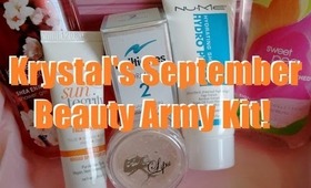 Krystal's September Beauty Army Kit!