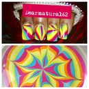 Rainbow Water Marble by Dearnatural62 