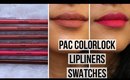 PAC Colorlock Lipliners New Shades | Review & Swatches on brown Indian skintone | Stacey Castanha
