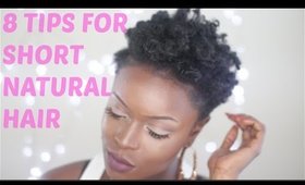 8 Tips To Maintain Short Natural Hair