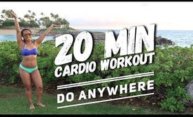 20 MINUTE CARDIO You Can Do Anywhere | At Home Workout | Ashstar FIT