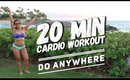 20 MINUTE CARDIO You Can Do Anywhere | At Home Workout | Ashstar FIT