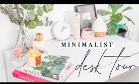 What's on My Desk 2020: Minimalist Desk Tour 2020 [Roxy James] #minimalist #desktour #whatsonmydesk