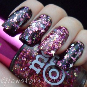 A swatch from the new Models Own Mirrorball collection. To see more photos including the other polishes in the collection please visit http://glowstars.net/lacquer-obsession/2012/09/models-own-mirrorball-collection.