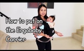 How to put on the ergobaby carrier!