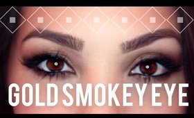 HOW TO: Gold Smokey Eye