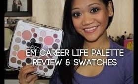 Em Cosmetics Life Palette: Review & Swatches