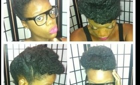 Natural Hair UpDo #3 of a 3 Part Style Series