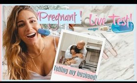 FINDING OUT IM PREGNANT & TELLING MY HUSBAND