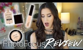 Wet n Wild Photo Focus Foundation, Concealer & Powder REVIEW