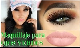 Maquillaje OJOS VERDES / Makeup for GREEN EYES  |  auroramakeup