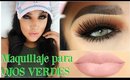 Maquillaje OJOS VERDES / Makeup for GREEN EYES  |  auroramakeup
