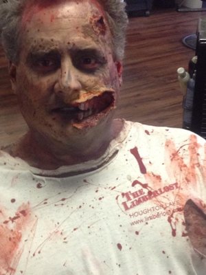Zombie make up by Christy Farabaugh 