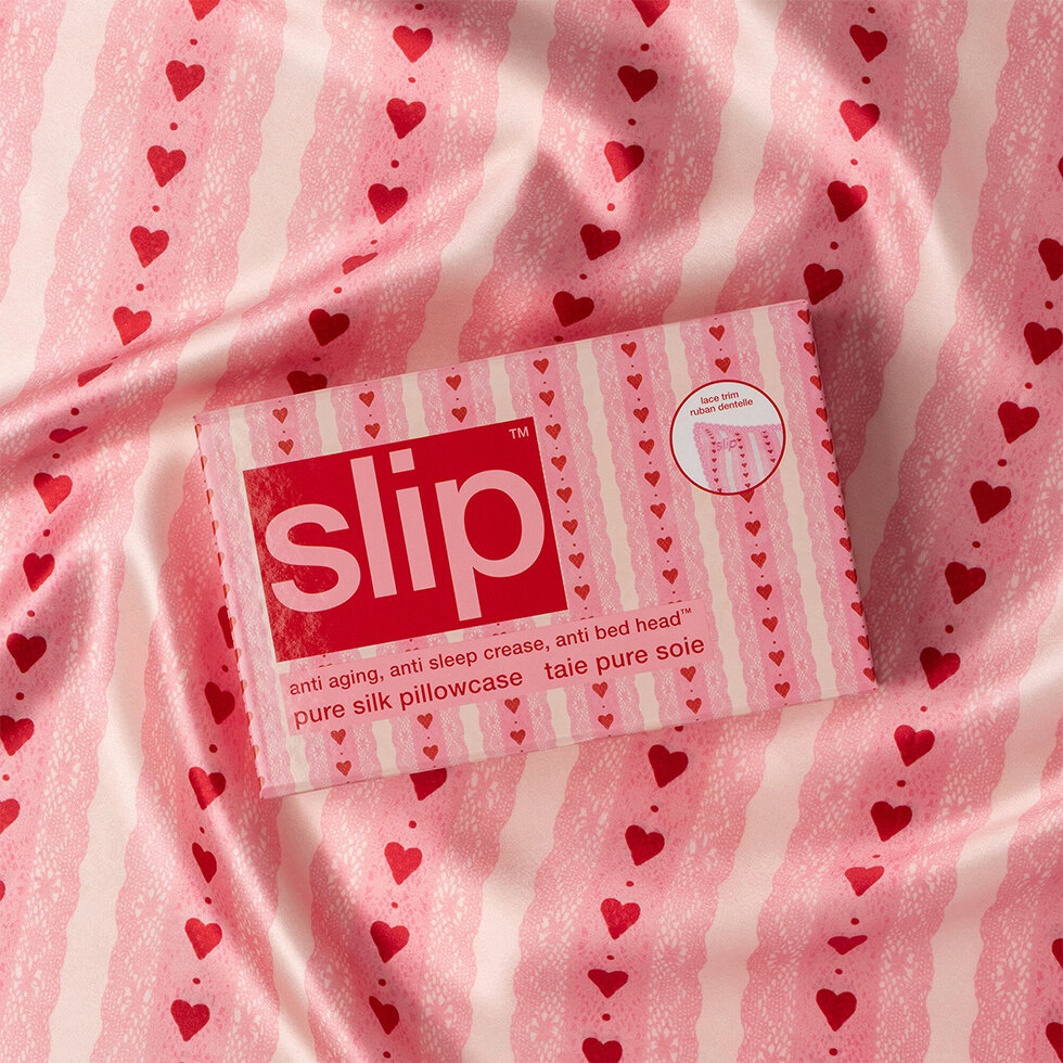 Slip Queen Pillowcase (Lace Trim) Sweetie