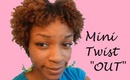✄Hair| Mini Twists-Twist Out! Extending those twists baby!