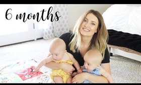 6 Month Update Twin Babies: June + Violet | Kendra Atkins