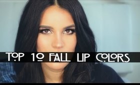 Top 10 Fall Lip Colors