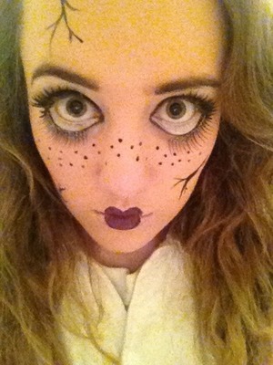 Evil Doll look for Halloween 