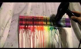 Melted Crayon Art Tutorial