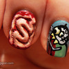 Zombie nails with 3D brains!