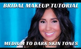 The Perfect Bridal & Wedding Makeup Tutorial for Medium to Dark Skin Tones - mathias4makeup