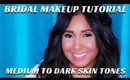 The Perfect Bridal & Wedding Makeup Tutorial for Medium to Dark Skin Tones - mathias4makeup