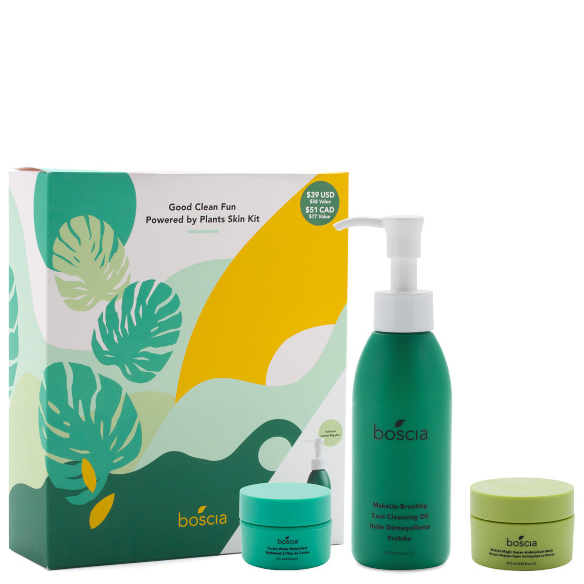 boscia Good Clean Fun - Powered By Plants Skin Kit alternative view 1 - product swatch.