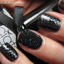 Ciaté Caviar manicure with stamping art