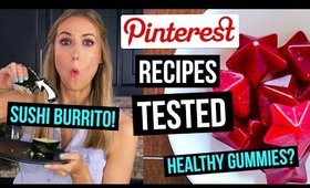 Pinterest Recipes TESTED || 3 EASY Meals & Snacks for School or Work!