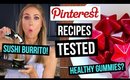 Pinterest Recipes TESTED || 3 EASY Meals & Snacks for School or Work!