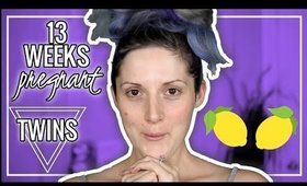 PREGNANT BELLY WITH TWINS vs SINGLETON | 13 Weeks Twin Tuesday |