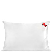 Kitsch Hello Kitty x Kitsch Pillowcase Standard Solid Ivory Kitty Bow